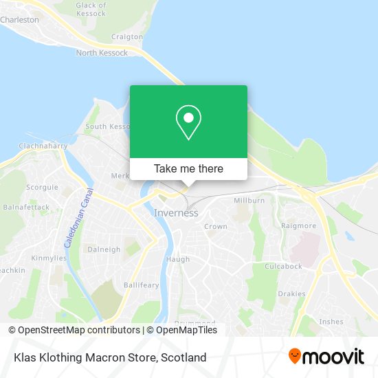 Klas Klothing Macron Store map