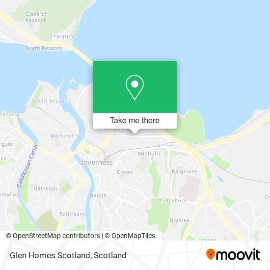 Glen Homes Scotland map