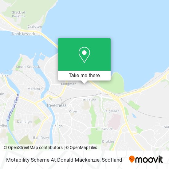 Motability Scheme At Donald Mackenzie map