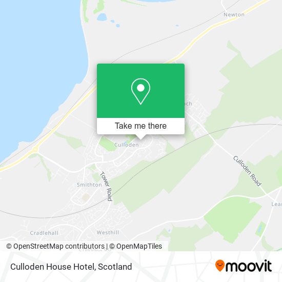 Culloden House Hotel map