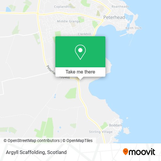 Argyll Scaffolding map