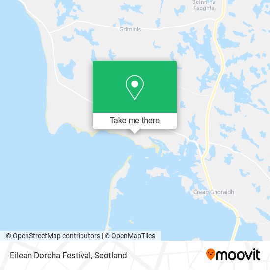 Eilean Dorcha Festival map