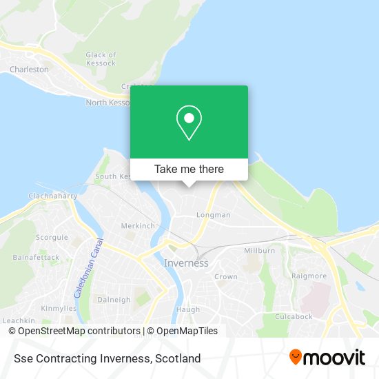 Sse Contracting Inverness map