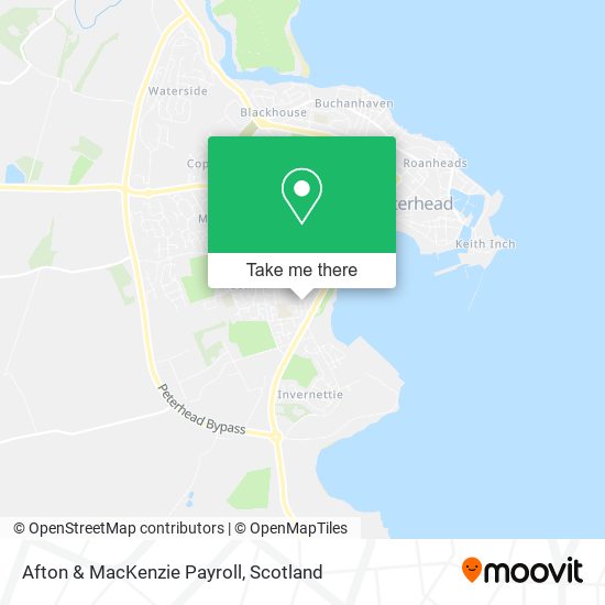 How to get to Afton & MacKenzie Payroll in Peterhead by bus?