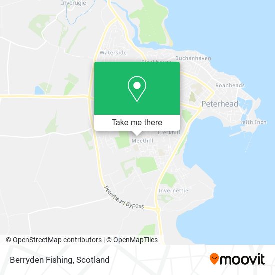 Berryden Fishing map