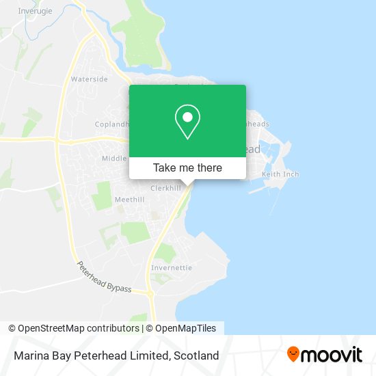 Marina Bay Peterhead Limited map