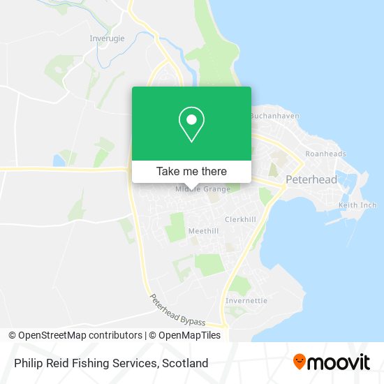 Philip Reid Fishing Services map