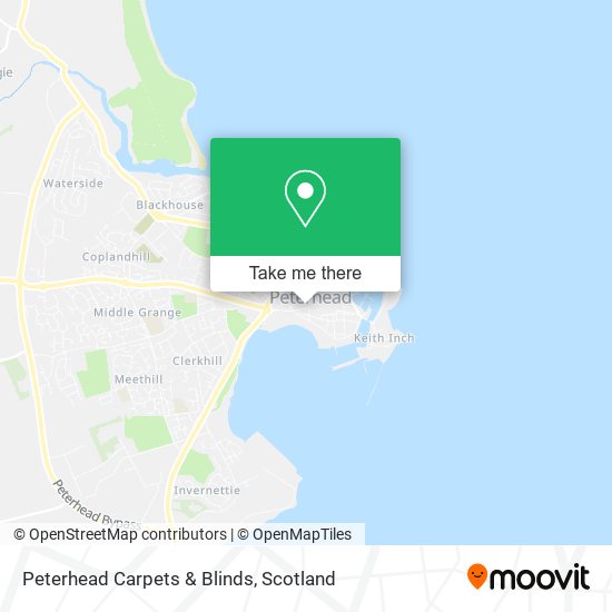 Peterhead Carpets & Blinds map