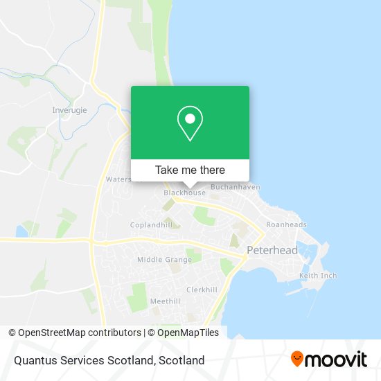 Quantus Services Scotland map