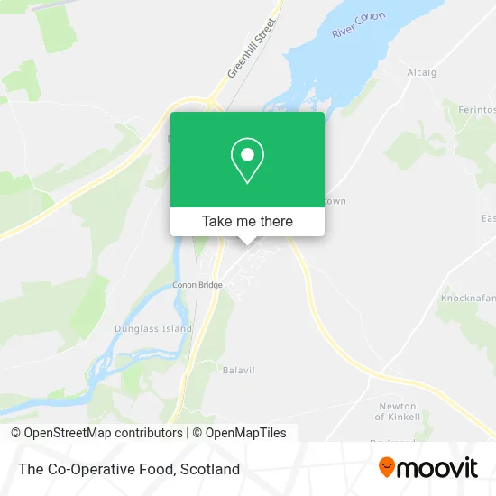 The Co-Operative Food map