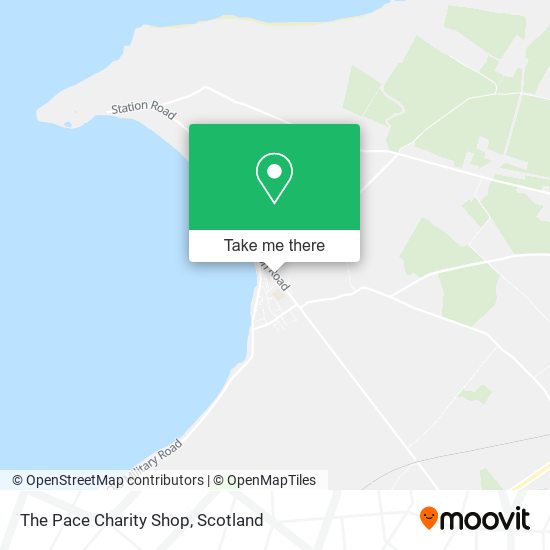 The Pace Charity Shop map