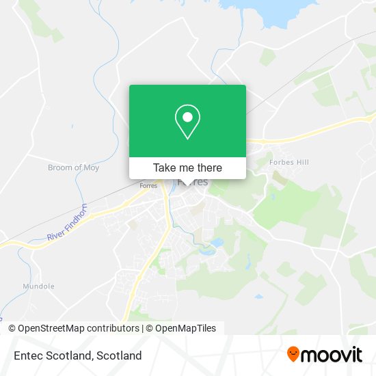 Entec Scotland map