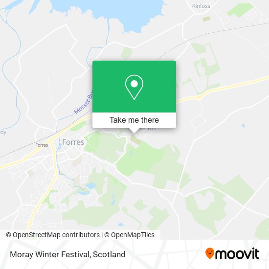 Moray Winter Festival map