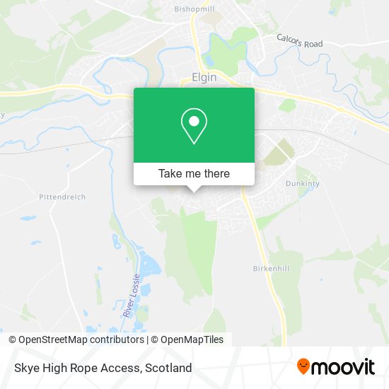 Skye High Rope Access map