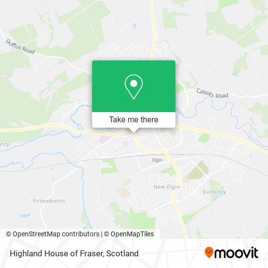 Highland House of Fraser map