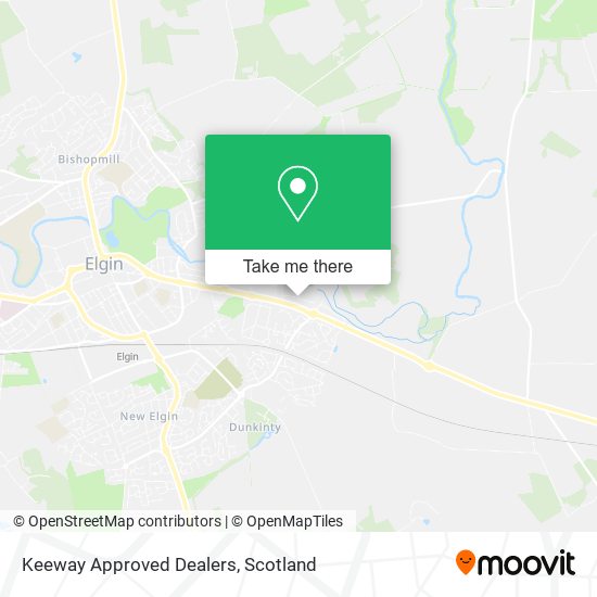 Keeway Approved Dealers map