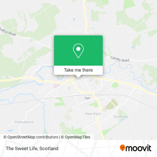 The Sweet Life map