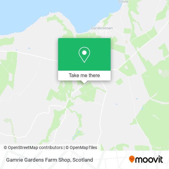 Gamrie Gardens Farm Shop map