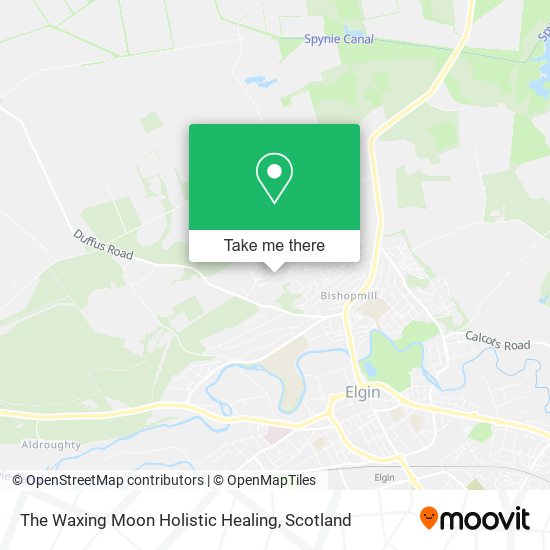 The Waxing Moon Holistic Healing map