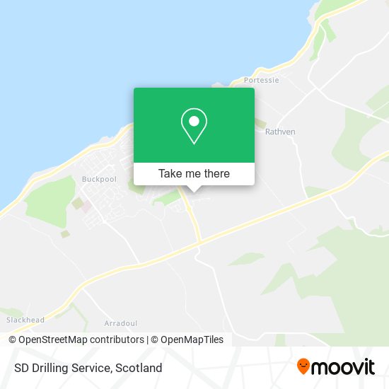 SD Drilling Service map