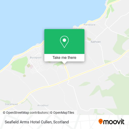 Seafield Arms Hotel Cullen map