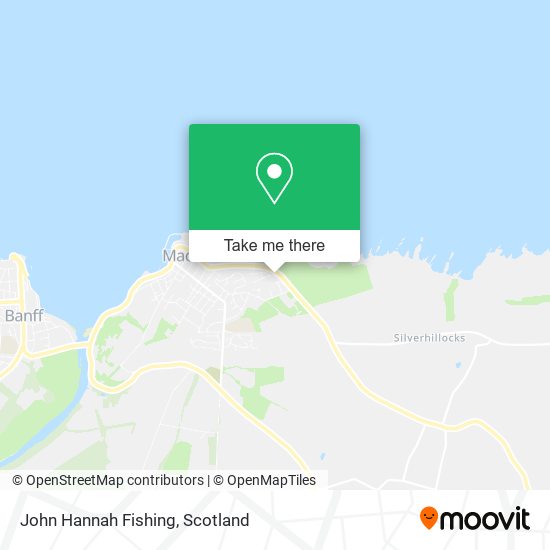 John Hannah Fishing map