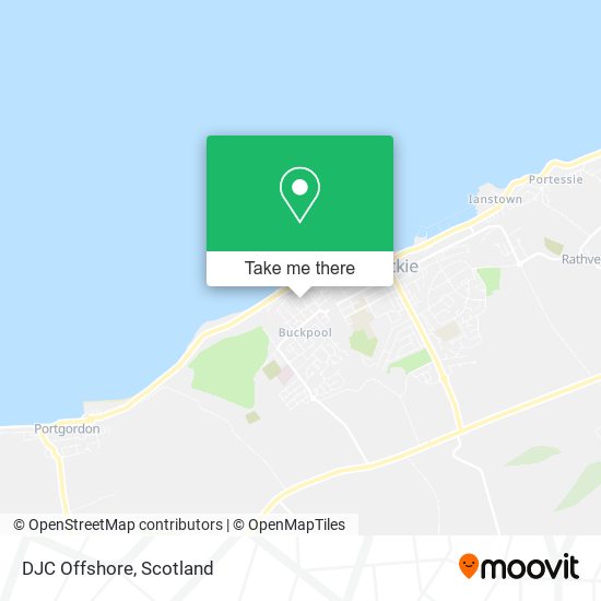 DJC Offshore map