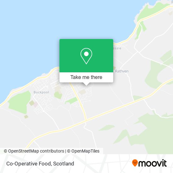 Co-Operative Food map