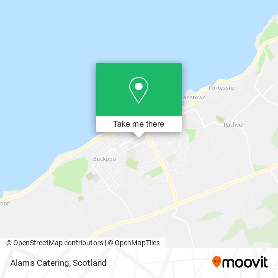 Alam's Catering map