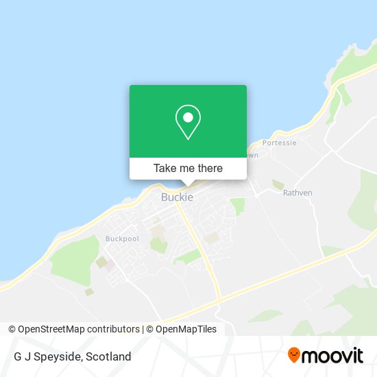 G J Speyside map