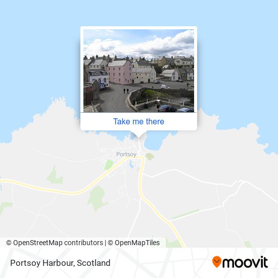 Portsoy Harbour map
