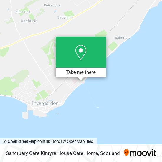 Sanctuary Care Kintyre House Care Home map