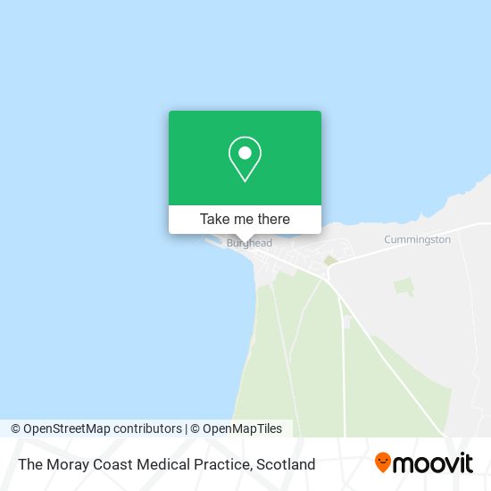 The Moray Coast Medical Practice map