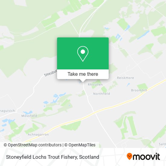 Stoneyfield Lochs Trout Fishery map