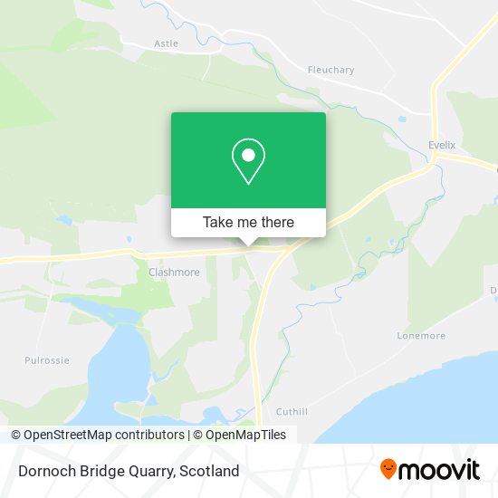 Dornoch Bridge Quarry map