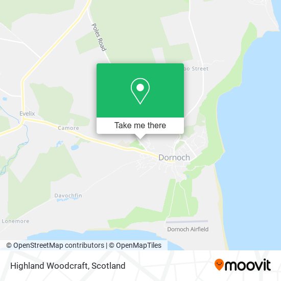 Highland Woodcraft map