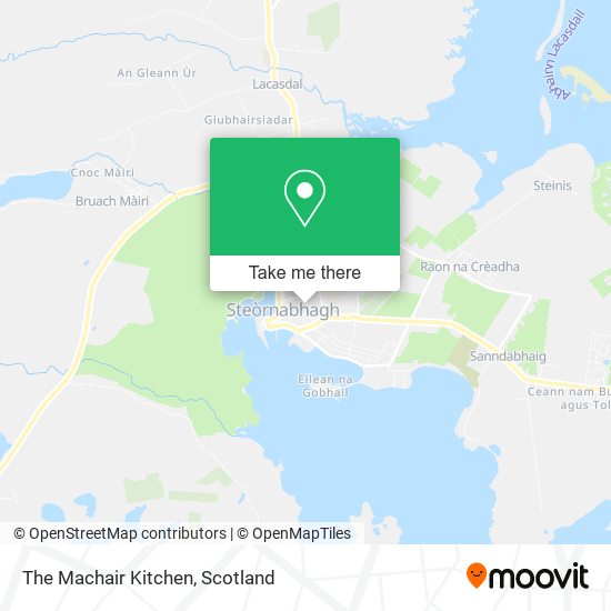 The Machair Kitchen map