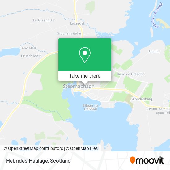 Hebrides Haulage map
