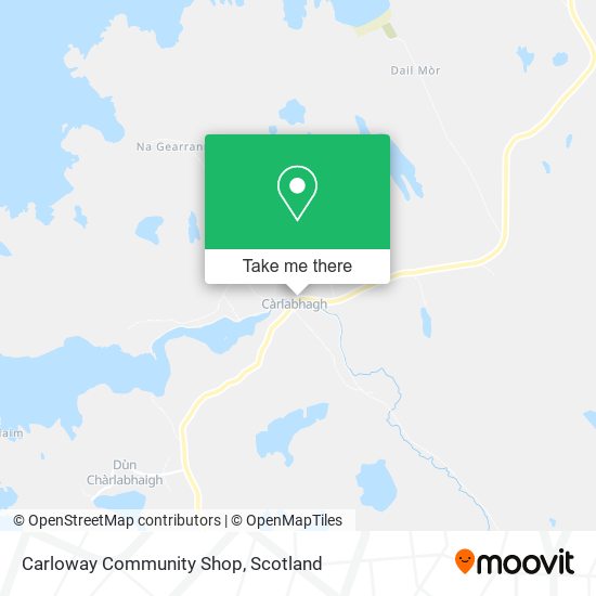 Carloway Community Shop map
