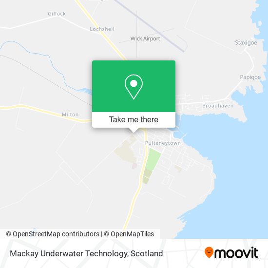 Mackay Underwater Technology map