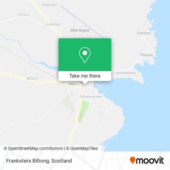 Franksters Biltong map