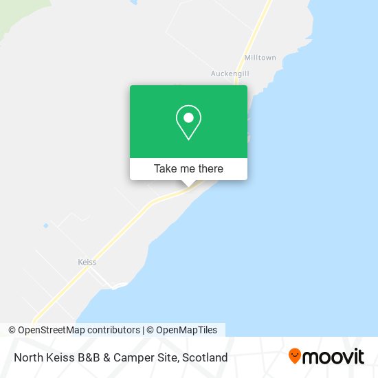 North Keiss B&B & Camper Site map