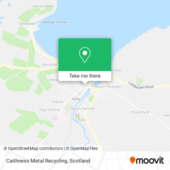 Caithness Metal Recycling map