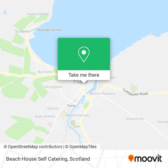 Beach House Self Catering map