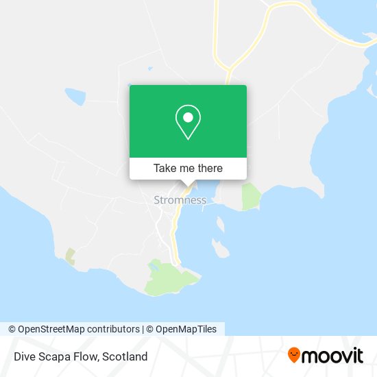 Dive Scapa Flow map