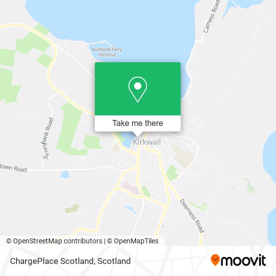 ChargePlace Scotland map