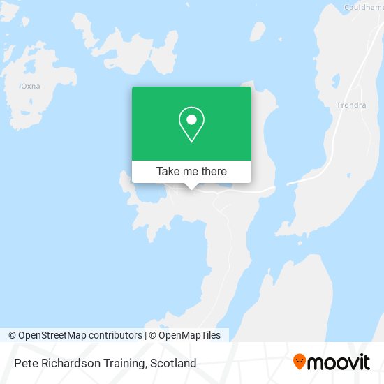 Pete Richardson Training map