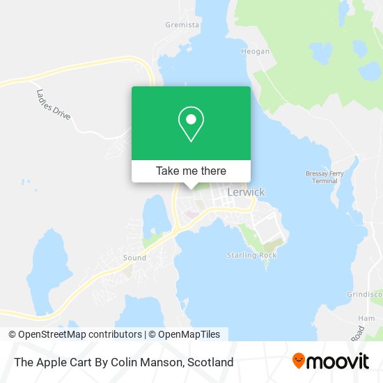 The Apple Cart By Colin Manson map
