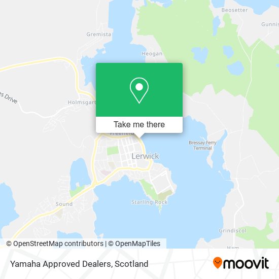 Yamaha Approved Dealers map