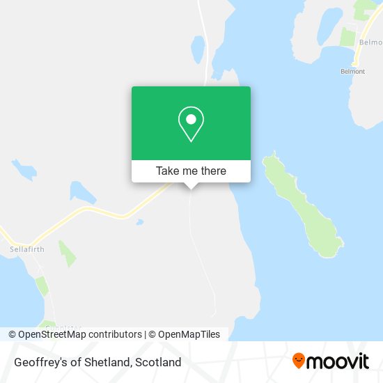 Geoffrey's of Shetland map